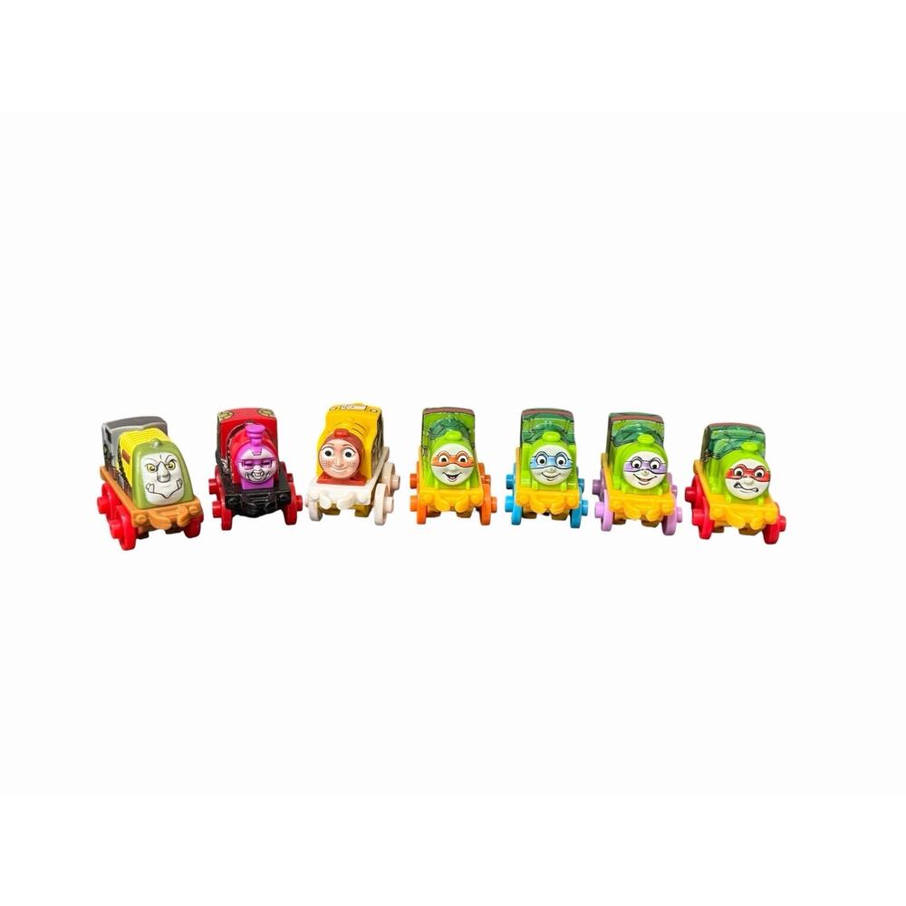 Thomas & Friends Minis 7 Teenage Mutant Ninja Turtles + April Bebop & Rocksteady